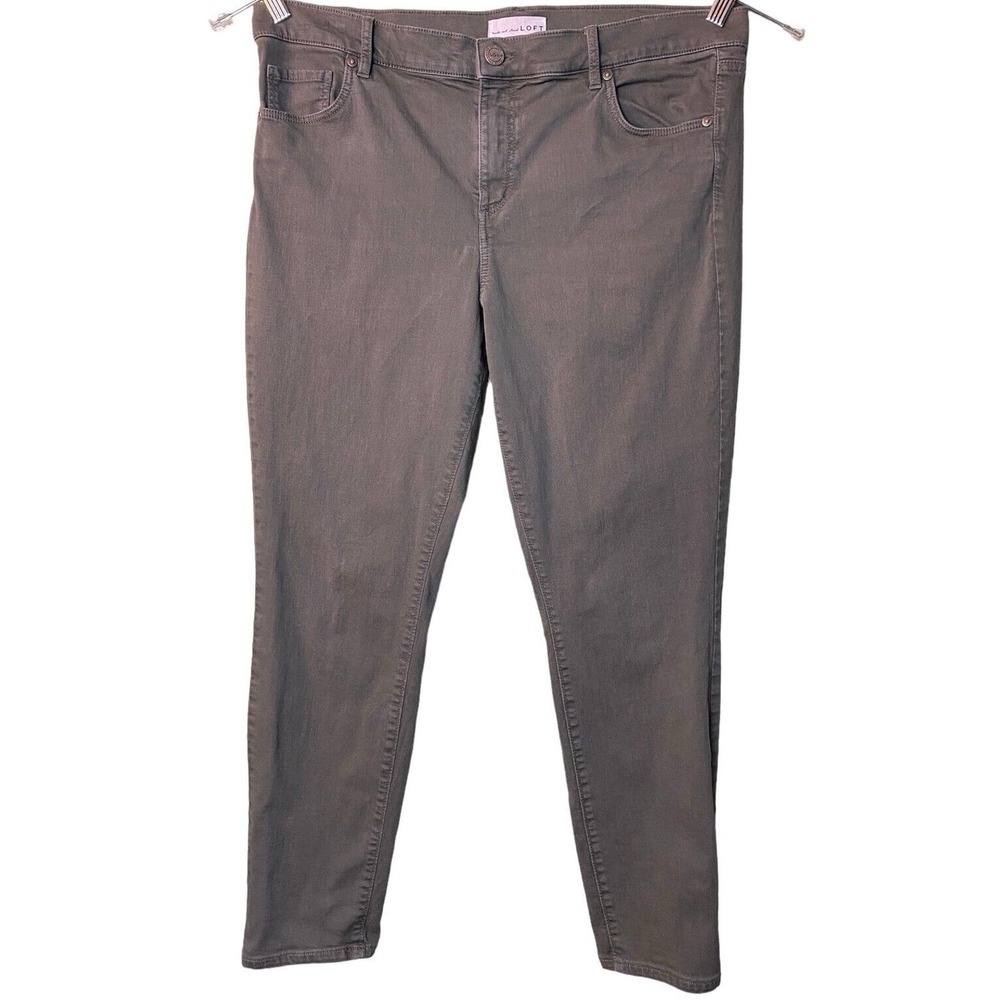 LOFT Women's Skinny Jeans - Olive